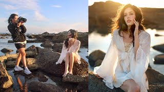 Golden Hour Natural Light Photoshoot Master Backlit Portraits Behind the Scenes [upl. by Harwell416]