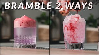 How To Make The Bramble 2 Ways  Elevated Cocktail Garnish [upl. by Elsy]