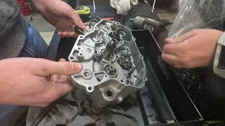 Kawasaki KX 85  Splitting Engine Cases [upl. by Otha]