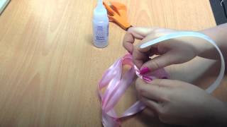 Satin Covered Headband DIY  House of Adorn [upl. by Aivekahs]