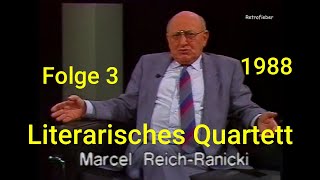 ZDF  Das Literarische Quartett  Folge 3  VHS LP  1988 [upl. by Bergerac]