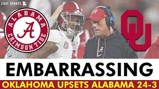 EMBARRASSING Alabama Loses 243 to Oklahoma  Eliminated From SEC Championship Contention [upl. by Luby]