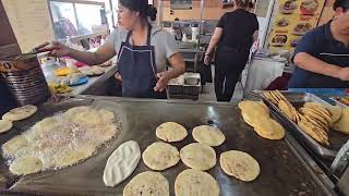 Gorditas Mixcoac in Mercado de Mixcoac of Benito Juárez in Mexico City [upl. by Drofdarb]