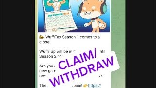 Wuffi AIRDROP  Watch Before you Claim  How to claim and what you should know before you CLAIM [upl. by Marashio]