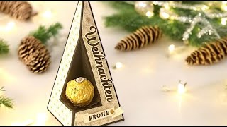 Pyramide als Gastgeschenk oder als Weihnachtsdekoration Stampin Up [upl. by Ecirehc]