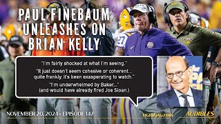 ESPNSEC Networks Paul Finebaum Shares Candid Impressions of Brian Kelly LSU Football [upl. by Alair]