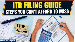 Income Tax Returns For FY 202324 Keep These Steps In Mind While Filing ITR This Year Watch [upl. by Zeba]