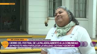 Sacanta cierre del festival de la palabra abierto a la comunidad [upl. by Ewald]