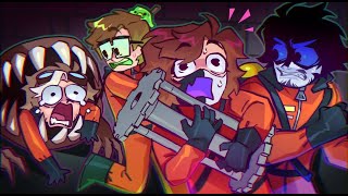 Ranboo plays LETHAL COMPANY ft Sneegsnag Cellbit and Slimecicle [upl. by Rodrich]