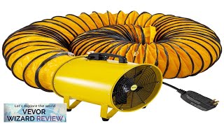 VEVOR Utility Blower Fan 16 Inches 1100W 2160 amp 3178 CFM High Review [upl. by Tiffanle568]