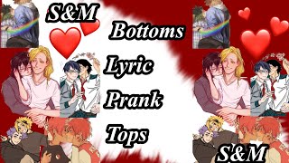 Bottoms lyric prank the tops sampm BakuDeku ShinKami SeroIida KiriTodo MicZawa MHA [upl. by Bergeron]