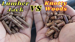 Pellet Review  Knotty Wood 100 Almond Wood [upl. by Lussi]