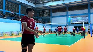 AUG Volleyball 2024 Singapore vs Thailand Set 2 [upl. by Arednaxela]