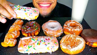 ASMR DONUTS AND MILK MUKBANG JERRY EATING SHOW NO TALKING [upl. by Hrutkay803]