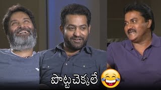 Fan Emotional Request to Jr NTR  Aravindha Sametha Success Meet  Nandamuri Balakrishna  Trivikram [upl. by Wohlen]