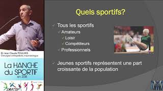 Arthrose de hanche prothèse et sport Extraits Dr Poulhes journée SMATSH [upl. by Kcirneh]