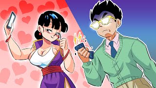 Chi Chi Sends A Risky Text DBZ Comic Dub [upl. by Acessej]