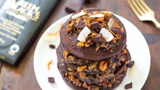 German Chocolate Cake Pancakes Video [upl. by Reffineg741]