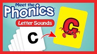 Meet the Phonics  Letter Sounds  Video Flashcards  Preschool Prep Company [upl. by Llerdnam6]