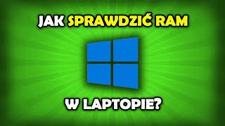 Jak sprawdzić RAM w laptopie [upl. by Dasya]