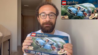 LEGO Harry Potter Flying Ford Anglia Seti Kutu Açılımı Unboxing [upl. by Acinok]