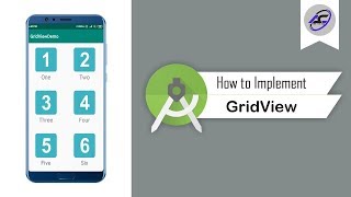 How to Implement GridView in Android Studio  GridView  Android Coding [upl. by Rolyab]