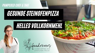 Vollkorn Steinofenpizza Rucola  Helles Vollkornmehl  Pampered Chef und Thermomix [upl. by Annawit]