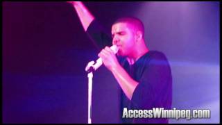 Drake  Find Your Love Live in Winnipeg  AccessWinnipegcom [upl. by Ecyak667]