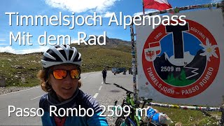 Timmelsjoch Pass mit dem Rad  2023  Passo del Rombo  Die höchstgelegene Passstraße in Österreich [upl. by Grim548]