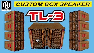 SKEMA BOX SPEAKER  CUSTOM TL3  SPEAKER 10quot [upl. by Malda18]