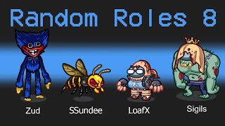 NEW RANDOM ROLES 8 in AMONG US [upl. by Geesey]