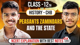 Peasants Zamindars and The State Class 12 History NCERT Explanation and Important Questions [upl. by Solberg138]