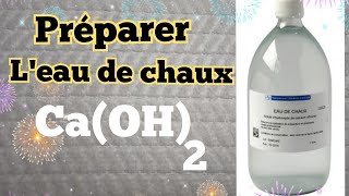 test de leau de chaux [upl. by Fedirko]