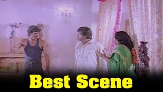 Naalaiya Theerpu Movie  Vijay Beat A Radharavi Best Scene [upl. by Sirej]