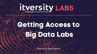 Getting Access to Big Data Labs [upl. by Bahr]