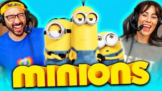 MINIONS 2015 MOVIE REACTION FIRST TIME WATCHING Full Movie Review  Despicable Me  Illumination [upl. by Adelpho]