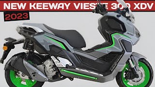 NEW 2023 Keeway Vieste 300 XDV  Adventure Scooter With 25 HP Power [upl. by Adia]