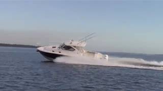 Pursuit 325 Offshore Series ride and tour [upl. by Ahsekel]