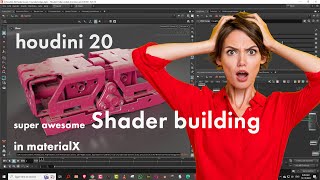 Houdini 20  Shader Building in Material X [upl. by Leftwich32]