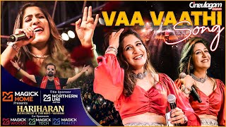 Live In Concert  Vaa Vaathi Live Performance ❤️ Swetha Mohan  Dhanush  Hariharan Live In Concert [upl. by Larred]