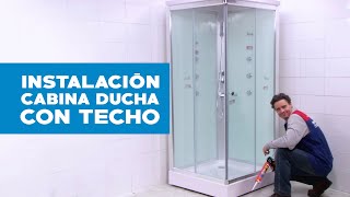 ¿Cómo armar e instalar tu Cabina Ducha con Techo 90 x 90 cm [upl. by Aicire]