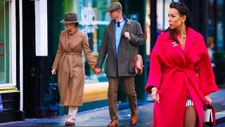 What Londoners wear at 4 in January 2024 London Street Style [upl. by Alliber]