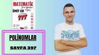 MİKRO TYT SORU BANKASI POLİNOMLARI SAYFA 397 umiter55 yks2024 [upl. by Orat]