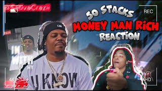 Money Man Rich 50 stacks mic drop Reaction [upl. by Anina937]