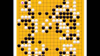 囲碁棋譜再現84局目 ●本因坊秀芳 ○呉清源 NHK杯テレビ囲碁トーナメント19期 Go Game [upl. by Notnef]