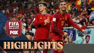 Spain vs Costa Rica Highlights  2022 FIFA World Cup [upl. by Myna]