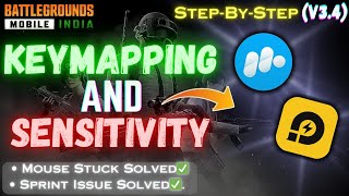 Best Keymapping For BGMI In Mumu Player amp LD Player🔥💯  Sensitivity Included ✅ [upl. by Alyek]