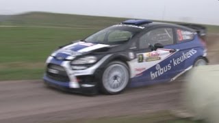 Ford Fiësta WRC hard braking  TankS Rally 2012  Bernhard ten Brinke [upl. by Suedaht158]