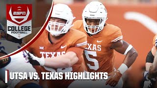 UTSA Roadrunners vs Texas Longhorns  Full Game Highlights [upl. by Kcered849]