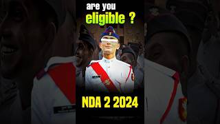 Are you Eligible For NDA 2 2024 learnwithsumit ndaexam ndaEligibility2024 [upl. by Nickey]